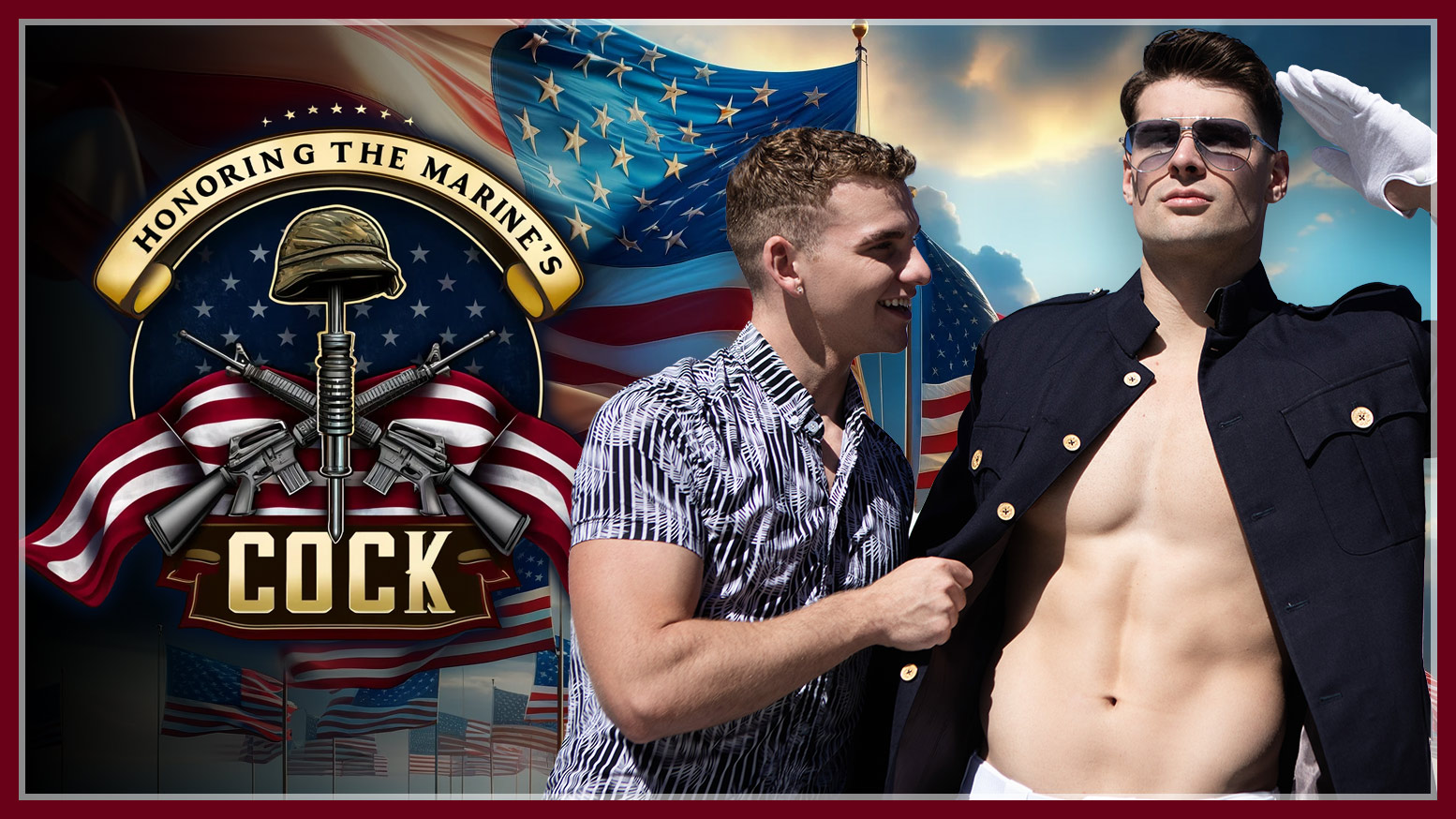 Honoring The Marines Cock - Malik Delgaty and Jack Waters Capa